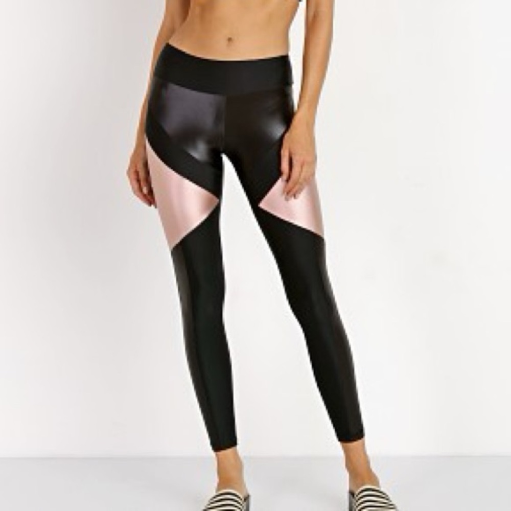 Lanston Sport women’s Samson Block Legging Rose Gold